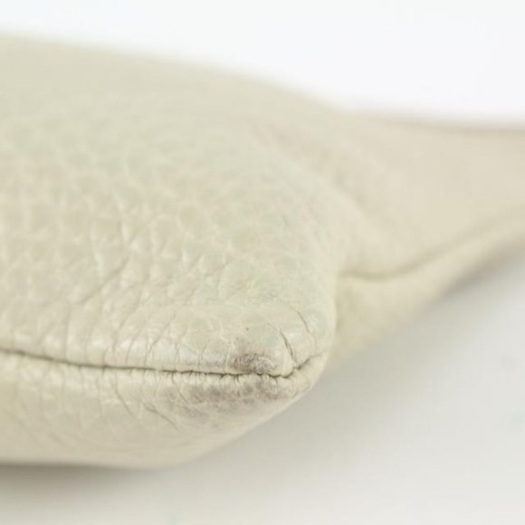 Burberry Ivory Check Embossed Toiletry Cosmetic Pouch 1220b46 - Picture 10 of 12